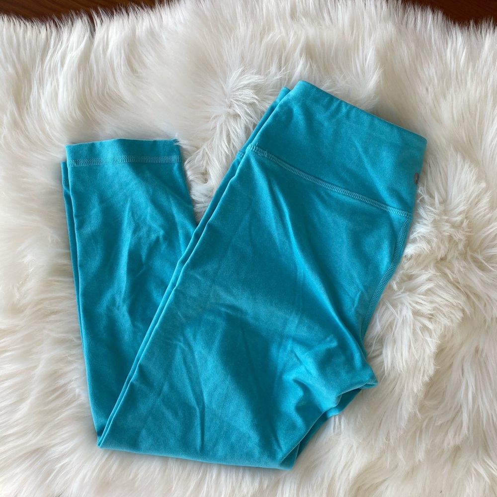 Bright Blue Yoga Leggings